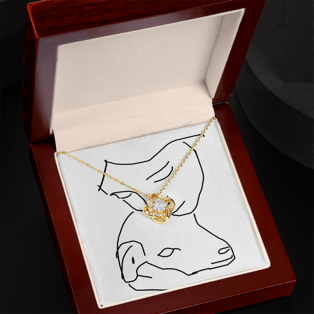 Stunning Love Knot Necklace