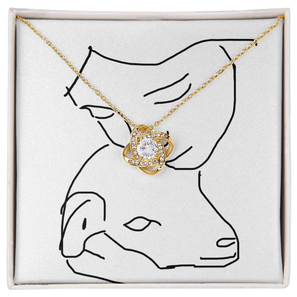 Stunning Love Knot Necklace